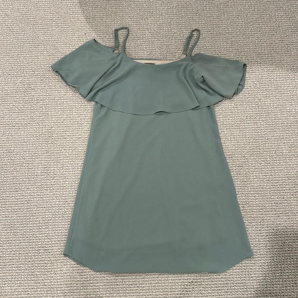 Bobeau Mint Green Off Shoulder Dress Size XS - Picture 1 of 4